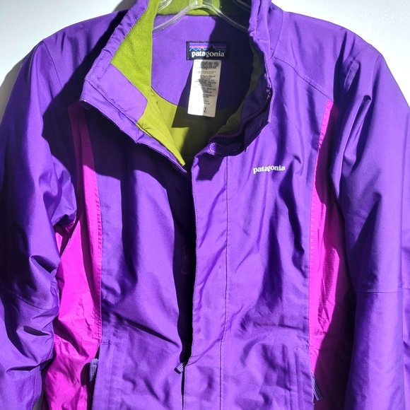 Patagonia Hooded Full Zip Girls Jacket Size XL - Picture 1 of 2